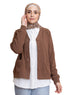 Brown RD-Button Sweater